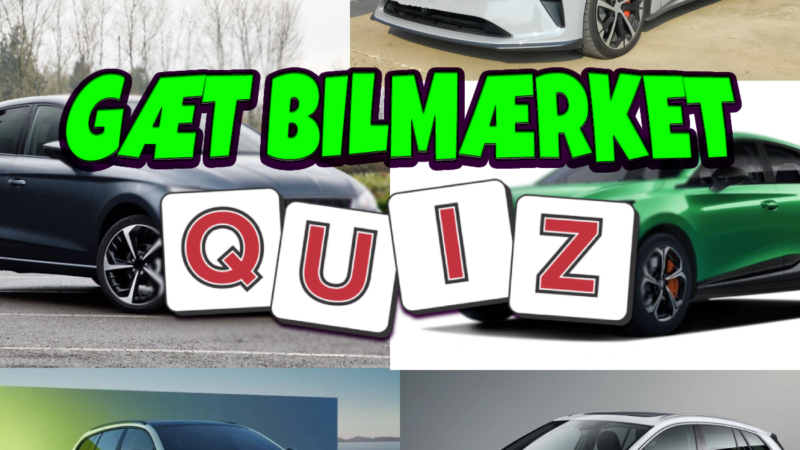 Bil Quiz – Gæt Bilmærket