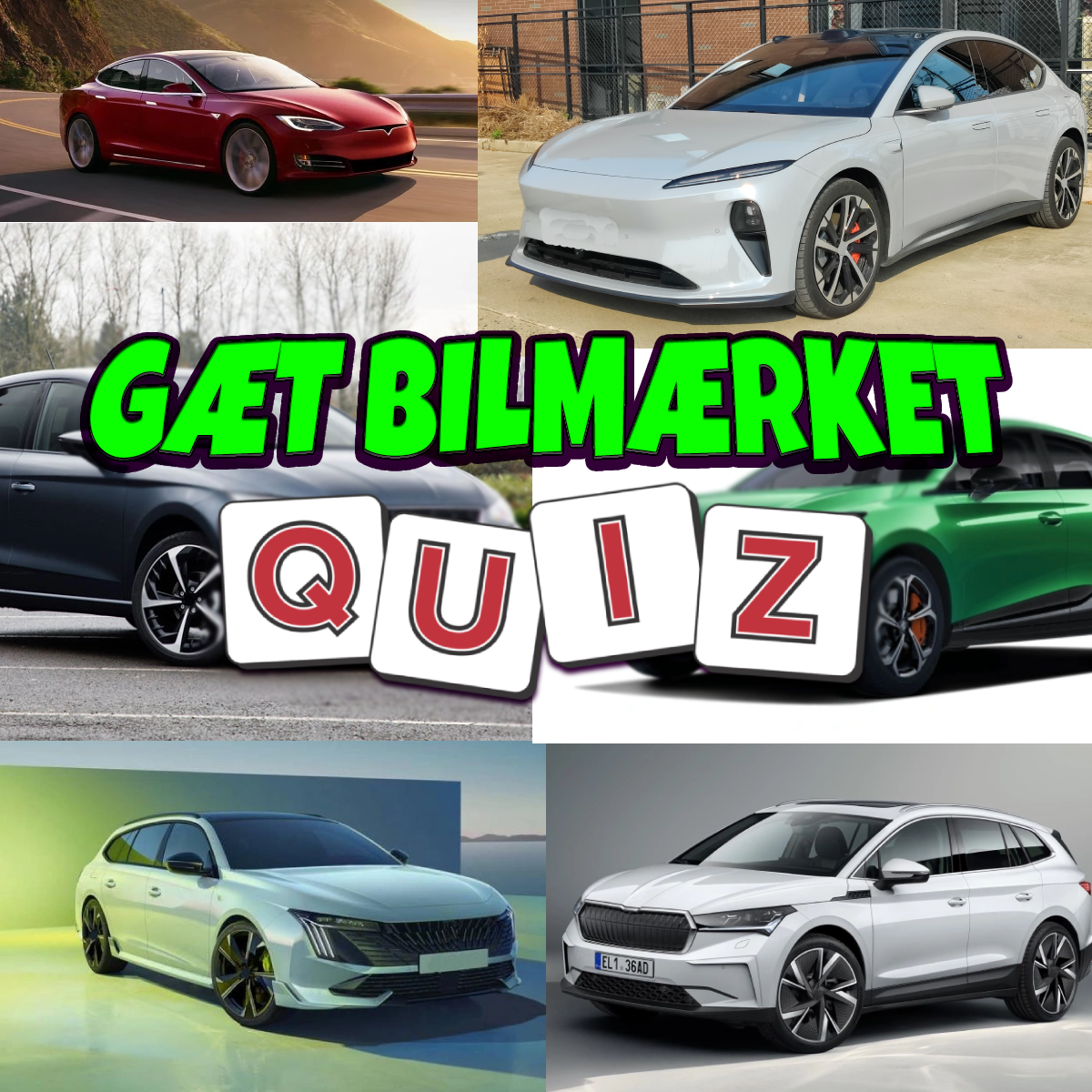 Bil Quiz – Gæt Bilmærket